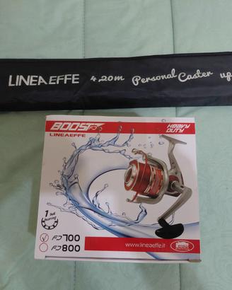 Canna lineaeffe carbonio + mulinello imbobinato