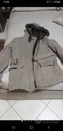 giubbotto donna e stivali da donna, in vera pelle