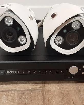 AVTECH AVZ404 DVR Videosorveglianza HD CCTV + HDD