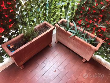 2 vasi terracotta toscana