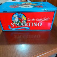 Scatola latta vintage S.Martino anni 60