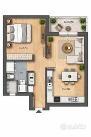 Bilocale con balcone - Verona Centro