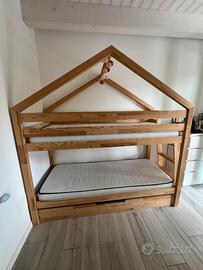 Letto a castello a capanna