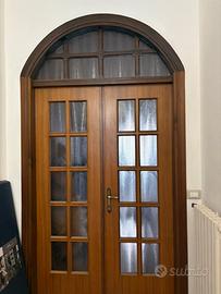 n.2 porte in legno ad arco stile inglese