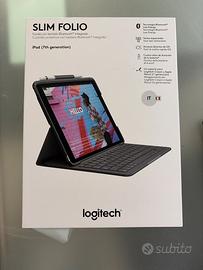 Custodia ipad con tastiwra slim folio