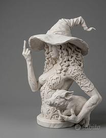 Circe ribelle statua – dea strega dark fantasy