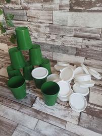 VASETTI/BICCHIERI PREPARAZIONI ALIMENTARI/COSMETIC