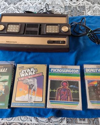 console mattel intellivision più giochi 