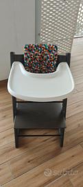 Seggiolone Stokke Tripp Trapp + baby set e newborn