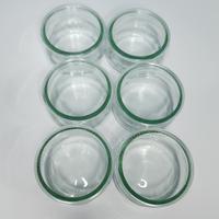 6 Ciotole trasparenti monoporzione da 150 ml