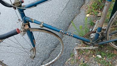bici da corsa d'epoca Olmo da restaurare
