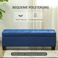 Panca contenitore colore blu