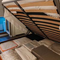 letto matrimoniale contenitore