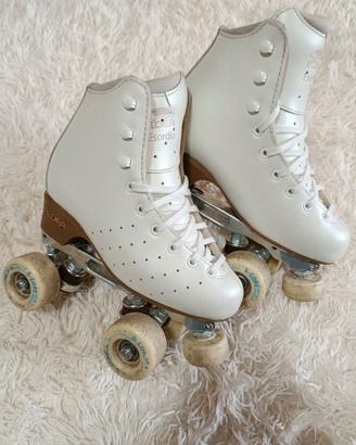 pattini Edea esordio piastra Queen Skate T130 34,5