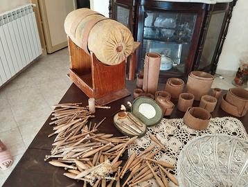 Tombolo da ricamo del primo novecento