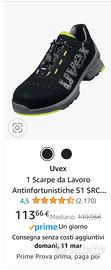 Scarpe antinfortunistiche uvex