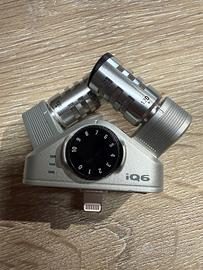 Microfono Zoom iQ6 per iPhone/iPad (lightning)