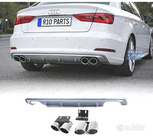 DIFFUSORE AUDI A3 S3 8V 12-16 TERMINALI DI SCARICO