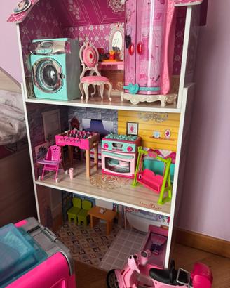Barbie casa camper bambole e accessori