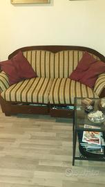 Divano vintage 2 posti con cassetti