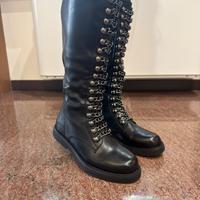 Stivali UNISEX in pelle, Tg.41, mai usati