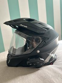 Casco airoh commander + interphone sport