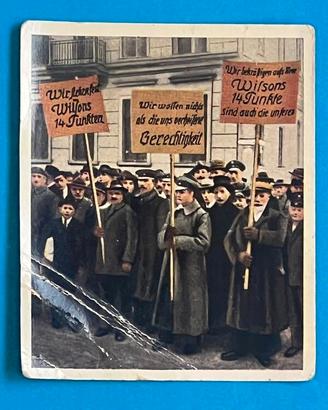 Figurina 3 I 14 PUNTI 1918 WOODROW WILSON card NEW
