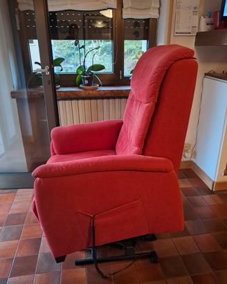 poltrona elettrica reclinabile