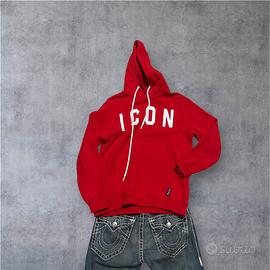 Felpa Icon Rossa Originale