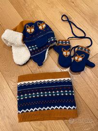 Set cappello - scalda collo - guanti manopole