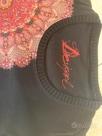 Desigual  - maglia - nero rosa