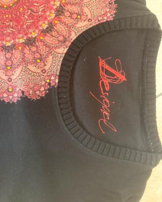 Desigual  - maglia - nero rosa
