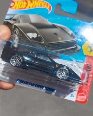 Ferrari F40 Competizione nera hotwheels