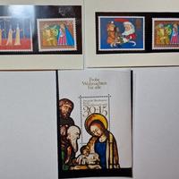 lotto francobolli natale