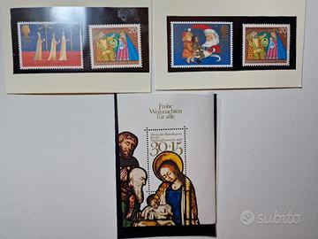 lotto francobolli natale