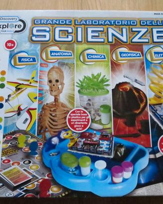 Gioco scientifico Grande laboratorio delle scienze