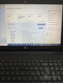 PC portatile HP Probook 250 hard disk SSD 500 gb