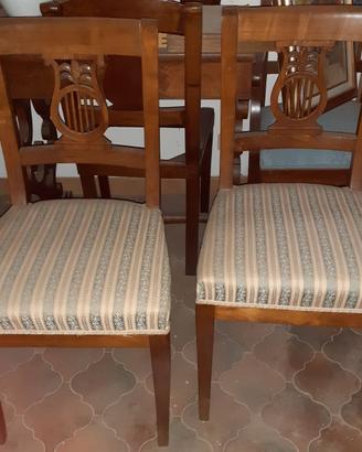 antiche  sedie periodo Direttorio