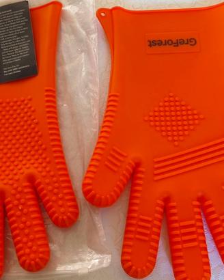 Guanti da Cucina / BBQ in Silicone Termoresistenti