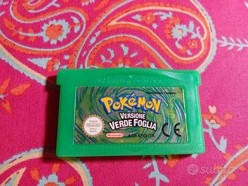 Pokemon Verde Foglia Game Boy Advance