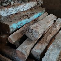 Travi in legno antichi.