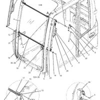 Parabrezza inferiore CAT 2826524