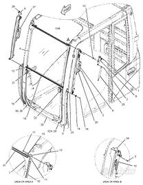 Parabrezza inferiore CAT 2826524
