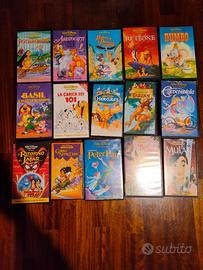 Vhs disney originali da collezione grandi classici