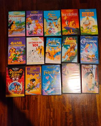 Vhs disney originali da collezione grandi classici