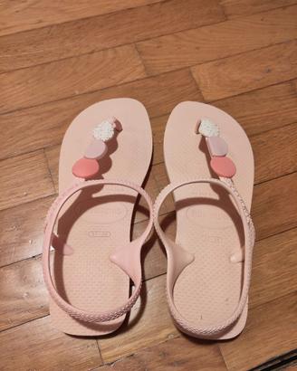 Infradito Havaianas da donna color rosa perla
