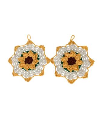 COPPIA PRESINE DECORATIVE  FATTE A MANO AL