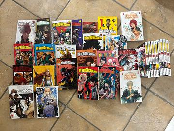 Lotto manga vari e libri