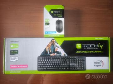 Tastiera + Mouse Techly