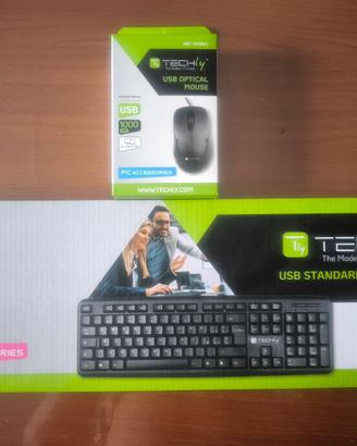 Tastiera + Mouse Techly